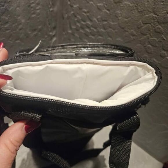 16" Insulated Wine Bottle Carrying Case 6 Can Cooler Golfer Cooler 16" - Picture 3 of 5